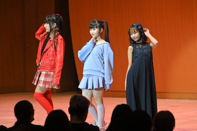 モデルパートの光のパフォーマンス